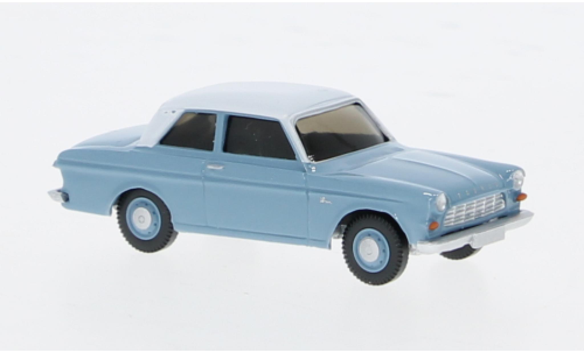 Ford Taunus 1/87 Wiking 12M blue diecast model cars