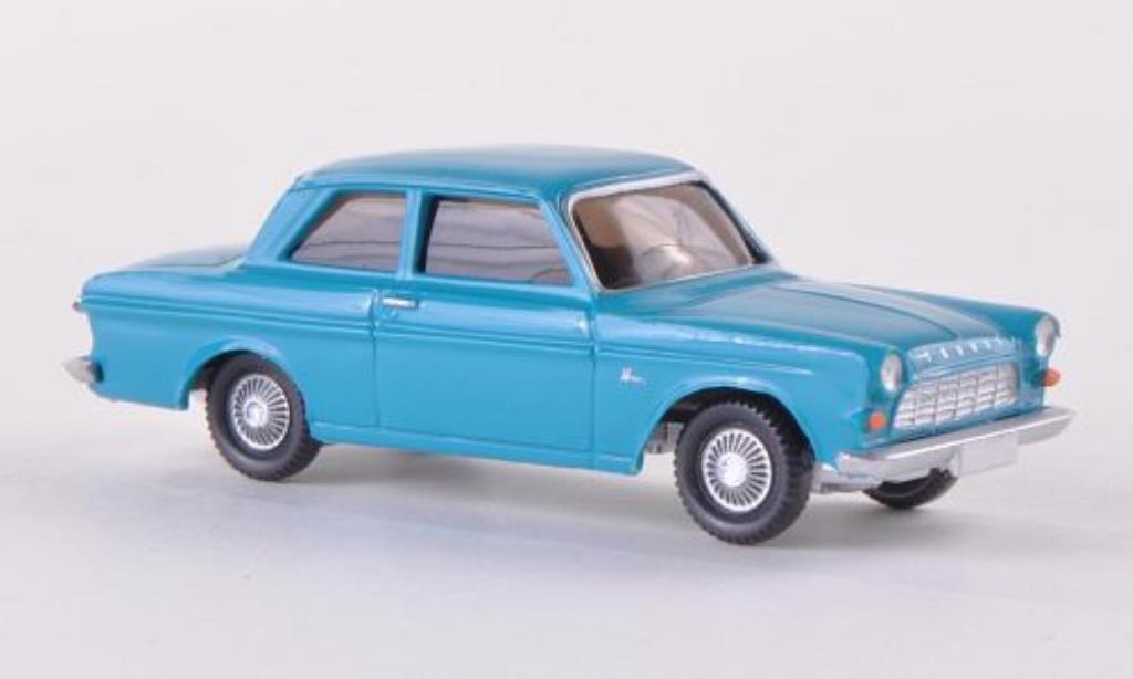 Ford Taunus 1/87 Wiking 12M P4 turkis diecast model cars