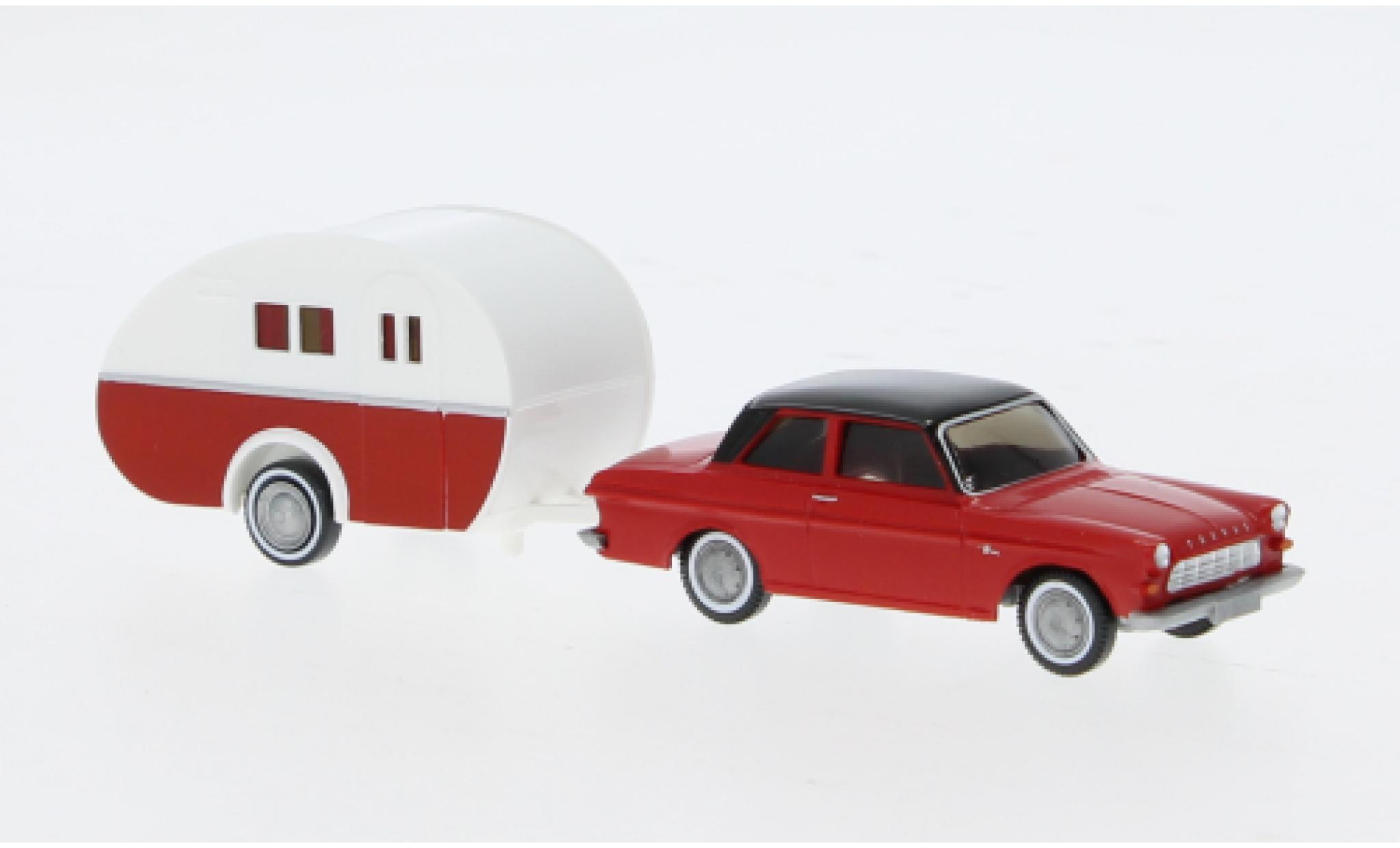 Ford Taunus 1/87 Wiking 12M red diecast model cars