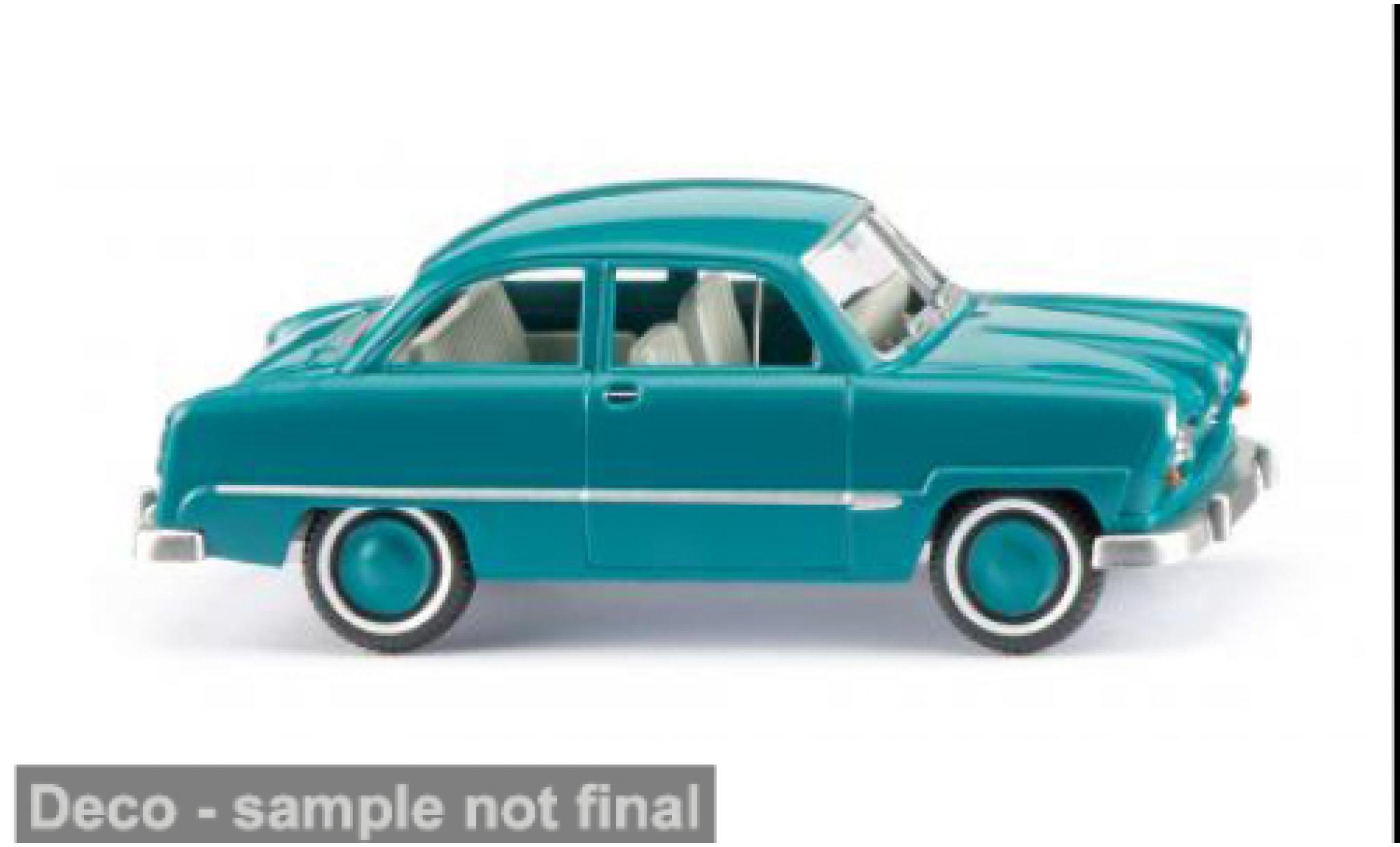 Ford Taunus 1/87 Wiking 12M t&uuml;rkis 1952 1:87 diecast model cars