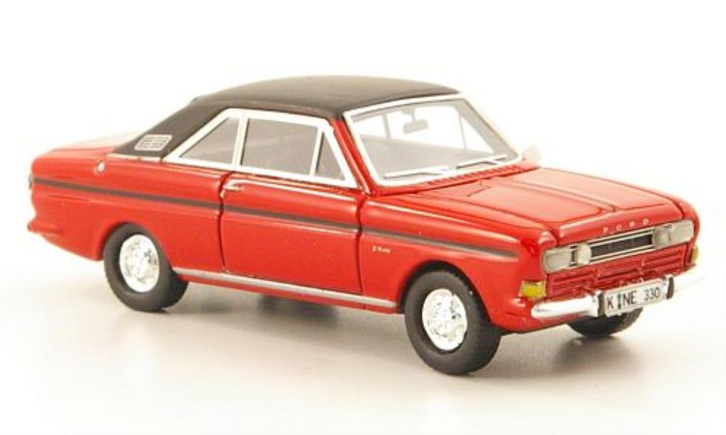 Ford Taunus 1/87 Neo P6 15M Coupe red/black 1968 diecast model cars