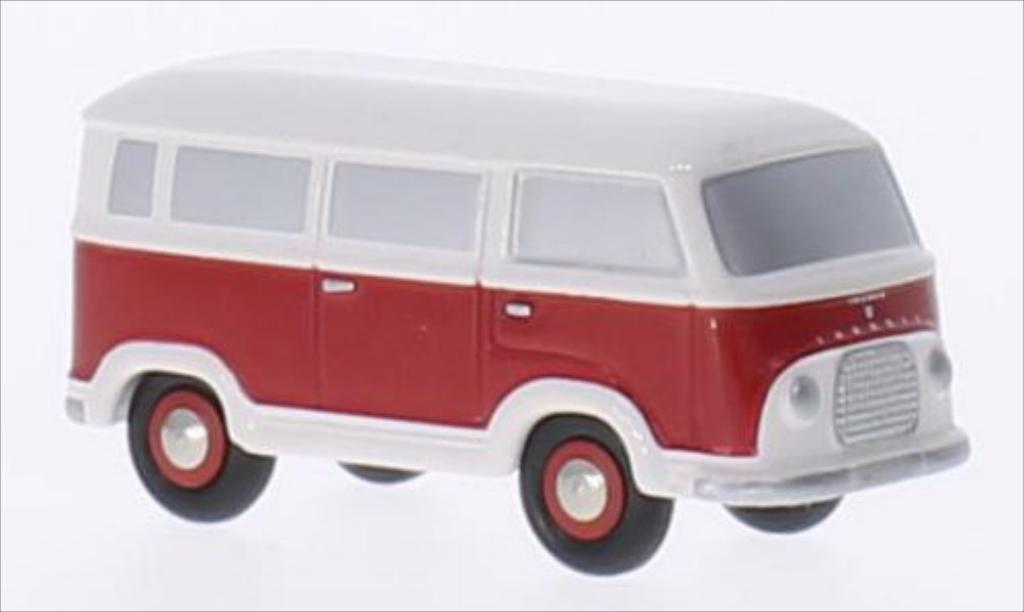 Ford Taunus 1/90 Schuco Transit FK 1000 red/white diecast model cars