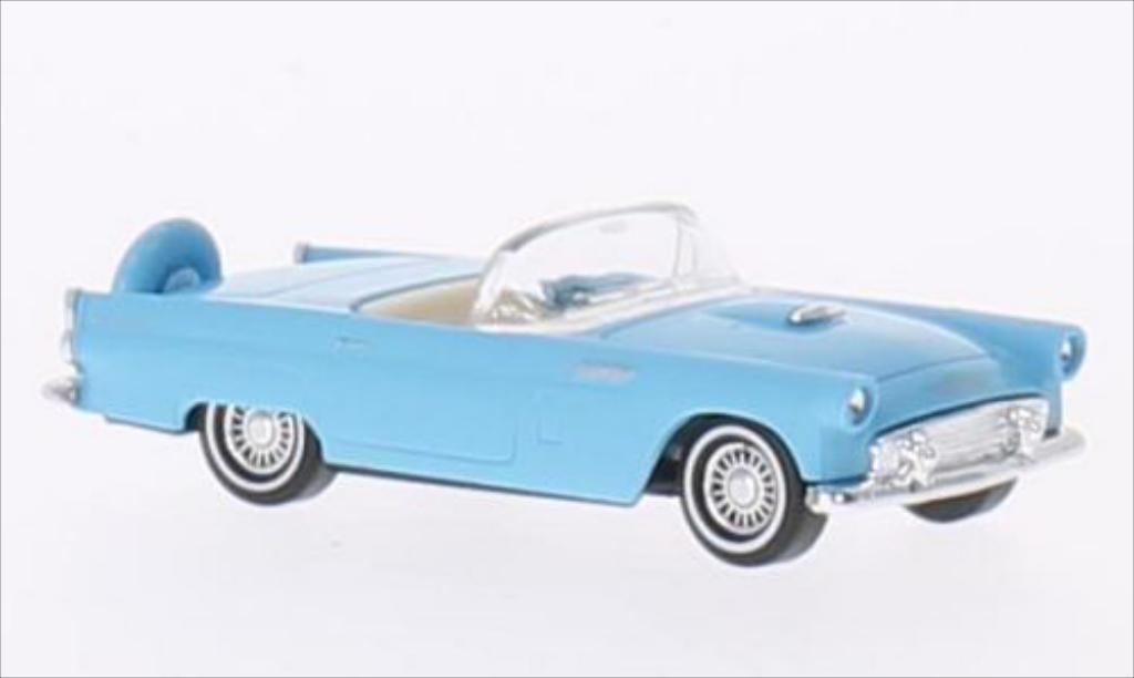 Ford Thunderbird 1/87 Busch Convertible blue 1956 diecast model cars