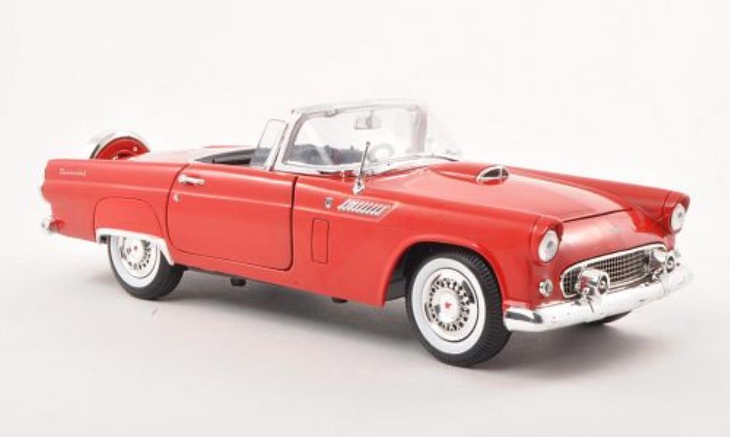 Ford Thunderbird 1/18 Motormax Convertible red 1956 diecast model cars