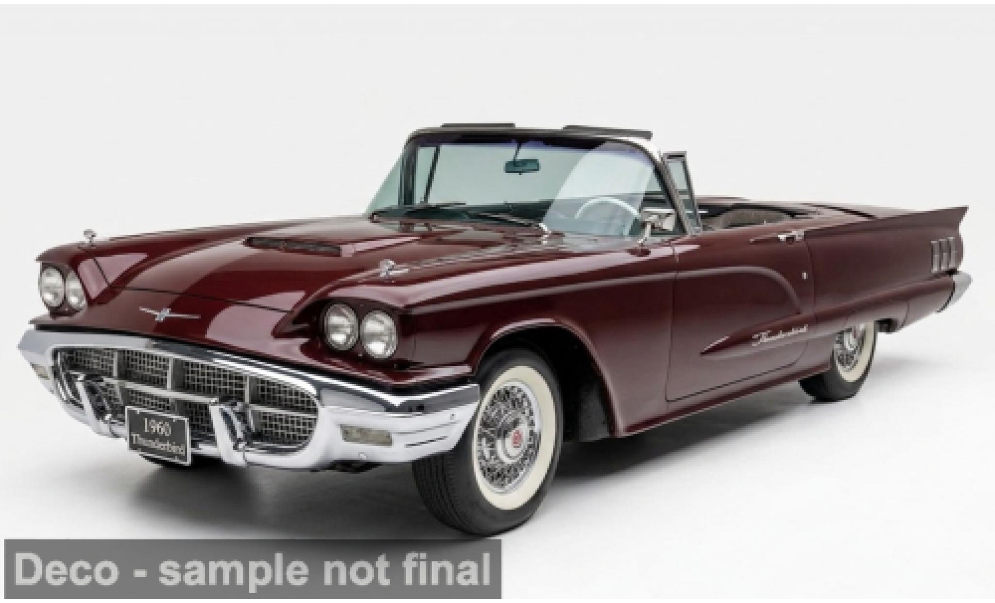 Ford Thunderbird 1/18 Sun Star rot 1960 1:18 diecast model cars