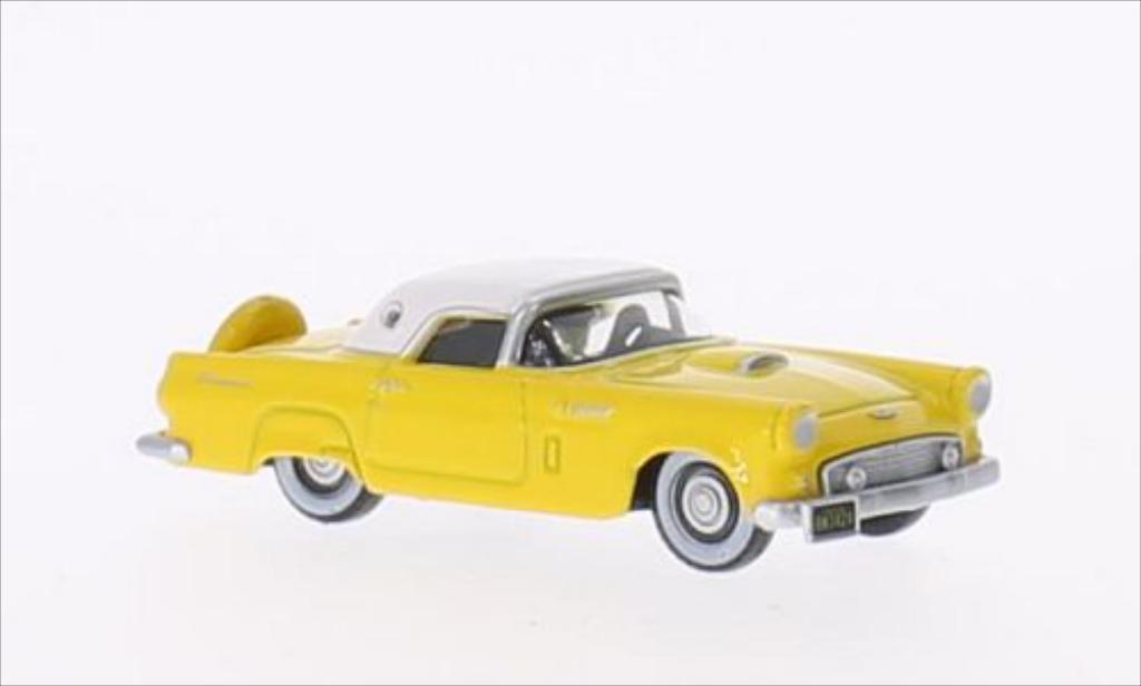 Ford Thunderbird 1/87 Oxford yellow/white 1956 diecast model cars