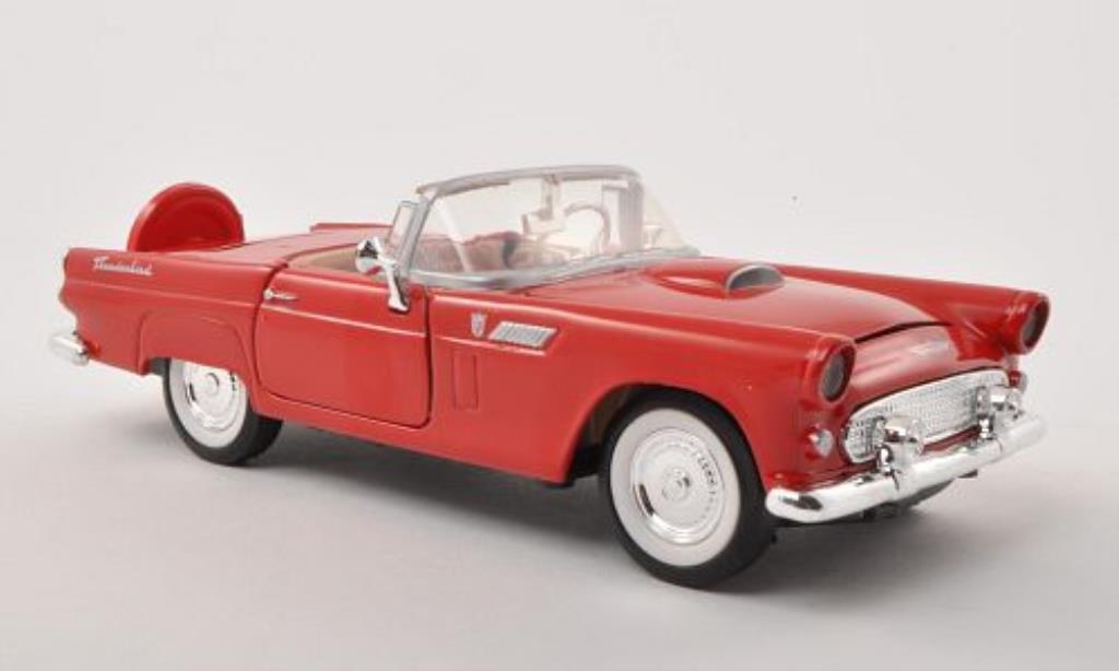 Ford Thunderbird 1/24 Motormax red 1956 diecast model cars
