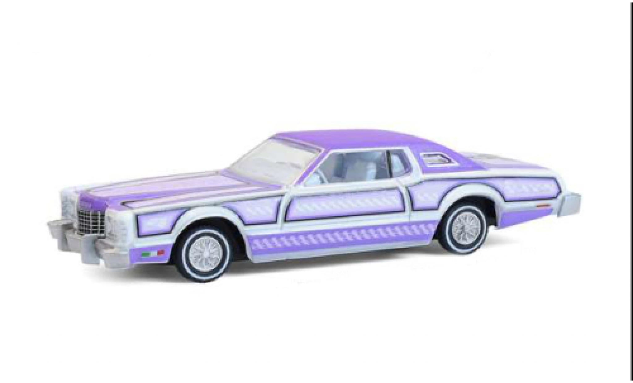 Ford Thunderbird 1/64 Greenlight purple/lila 1973 1:64 diecast model cars