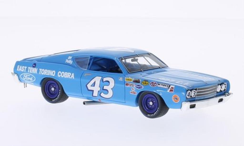 Ford Torino 1/43 Spark Cobra No.43 Motor Trend 500 1969 diecast model cars