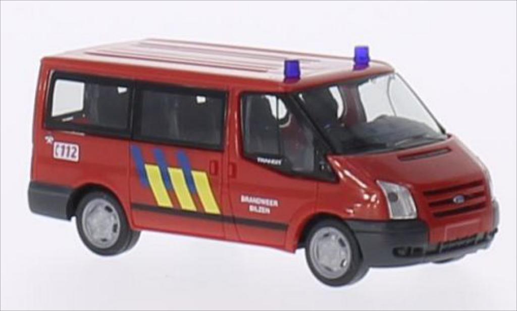 Ford Transit 1/87 Rietze 06 Bus Brandweer Bilzen (B) 2006 diecast model cars