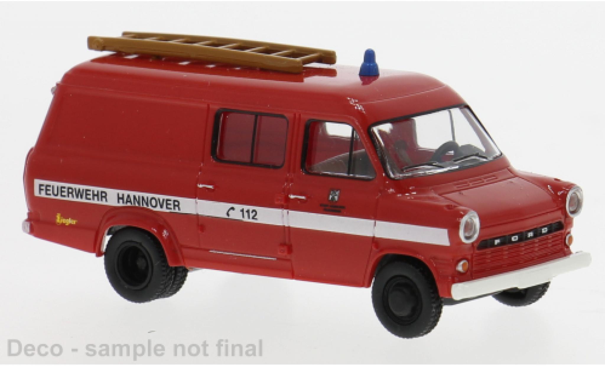Ford Transit 1/87 Brekina 1970 Fire brigade Hannover 1:87 diecast model cars
