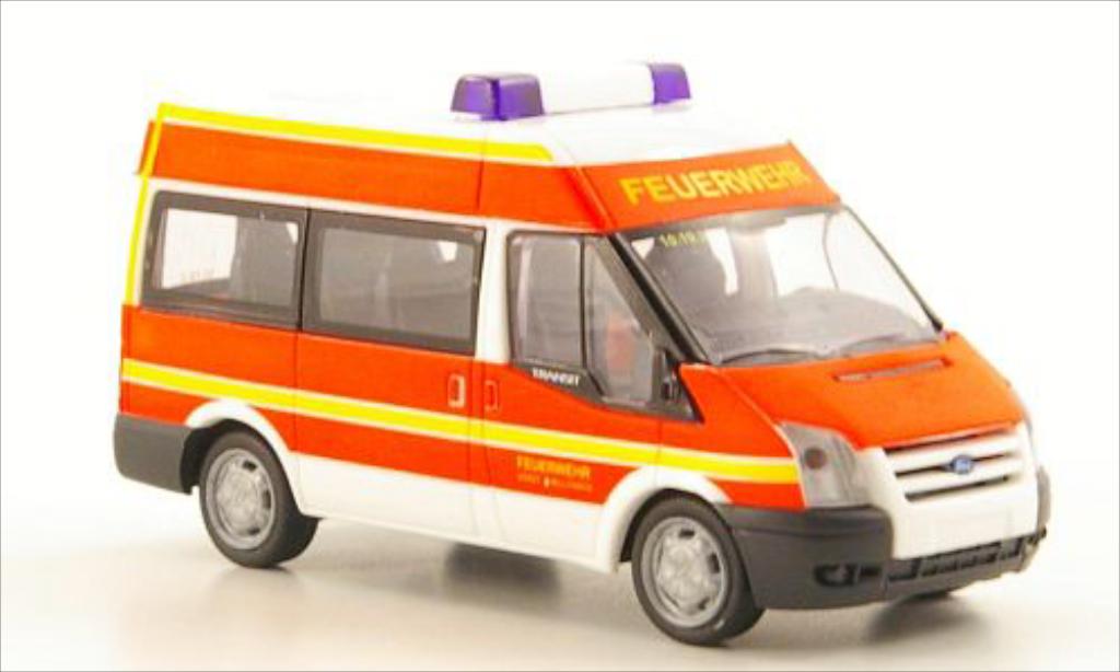 Ford Transit 1/87 Rietze Bus 06 Fire brigade Wulfrath diecast model cars