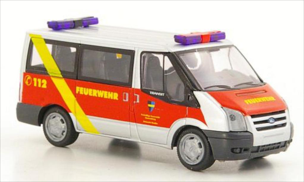 Ford Transit 1/87 Rietze Bus Fire brigade Ronnenberg 2006 diecast model cars