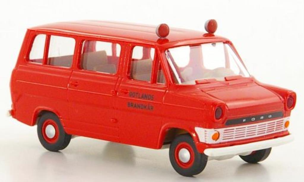 Ford Transit 1/87 Brekina IIa Estate Gotlands Brandkar Fire brigade (S) diecast model cars