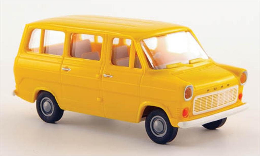 Ford Transit 1/87 Brekina IIb yellow 1970 diecast model cars