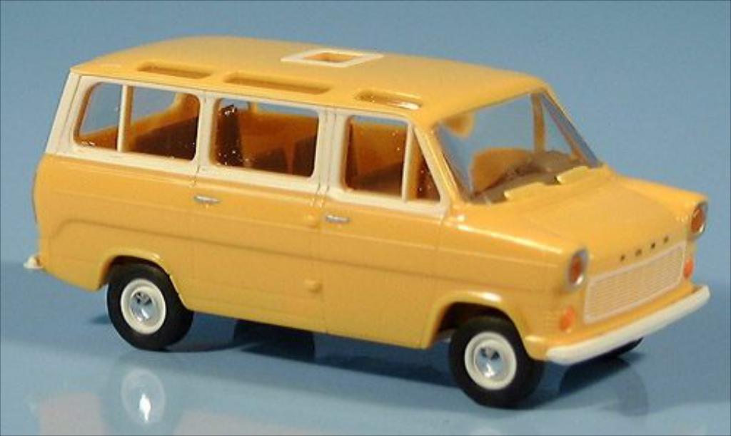 Ford Transit 1/87 Brekina IIb Panoramabus yellow 1970 diecast model cars