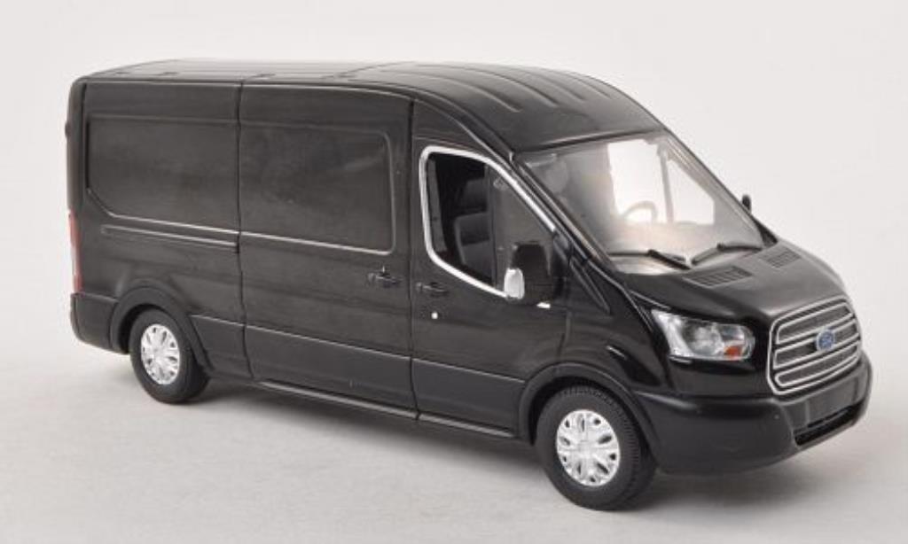 Ford Transit 1/43 Greenlight Kasten (V363) black 2015 diecast model cars