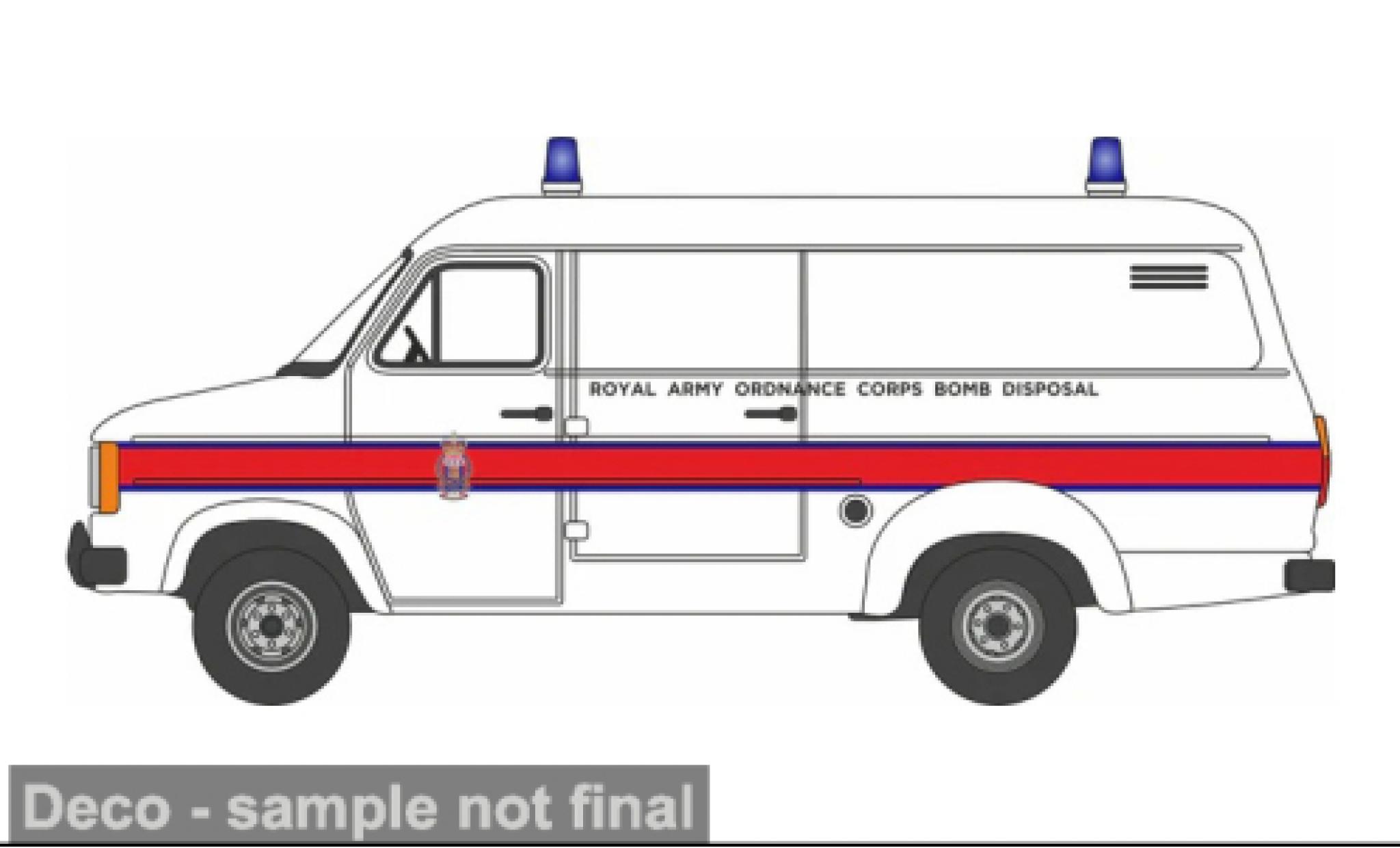 Ford Transit 1/76 Oxford MK II RAOC Bomb Disposal 1:76 diecast model cars