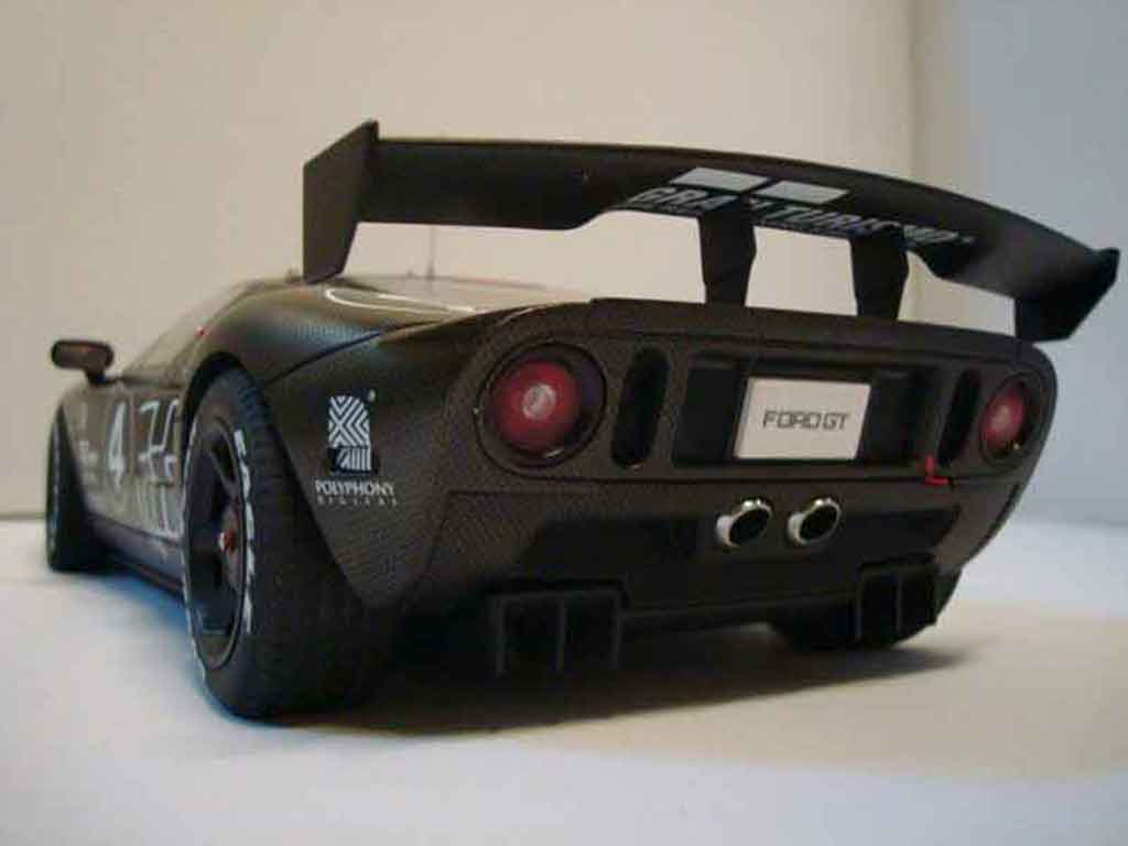 Ford GT Berlinetta millennium 2005 test car #4 carbon 1/18 Autoart