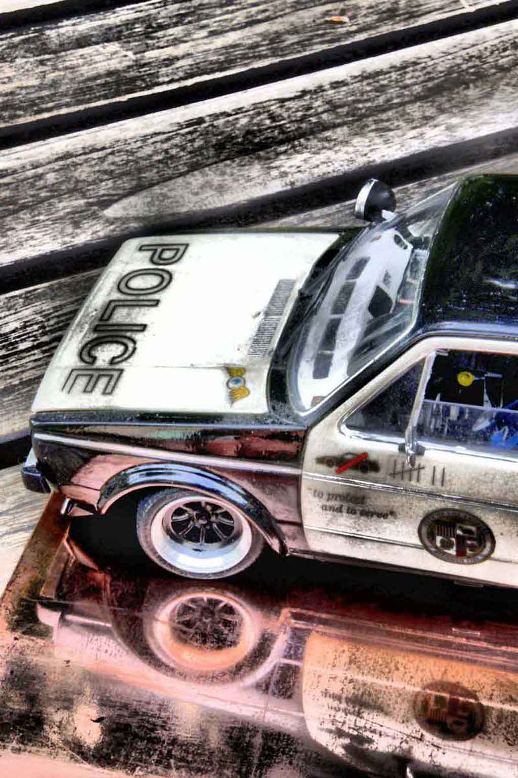 Volkswagen Golf GTI police / police 1/18 Solido