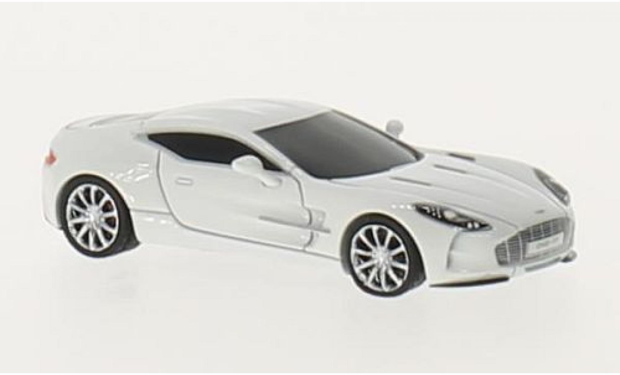 Aston Martin One 1/87 FrontiArt -77 white diecast model cars