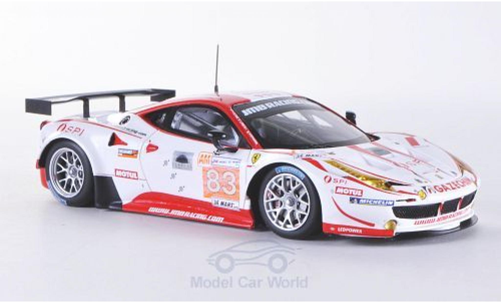 Ferrari 458 Italia GT2 1/43 Fujimi Italia GT2 No.83 JMB Racing 24h Le Mans 2012 diecast model cars