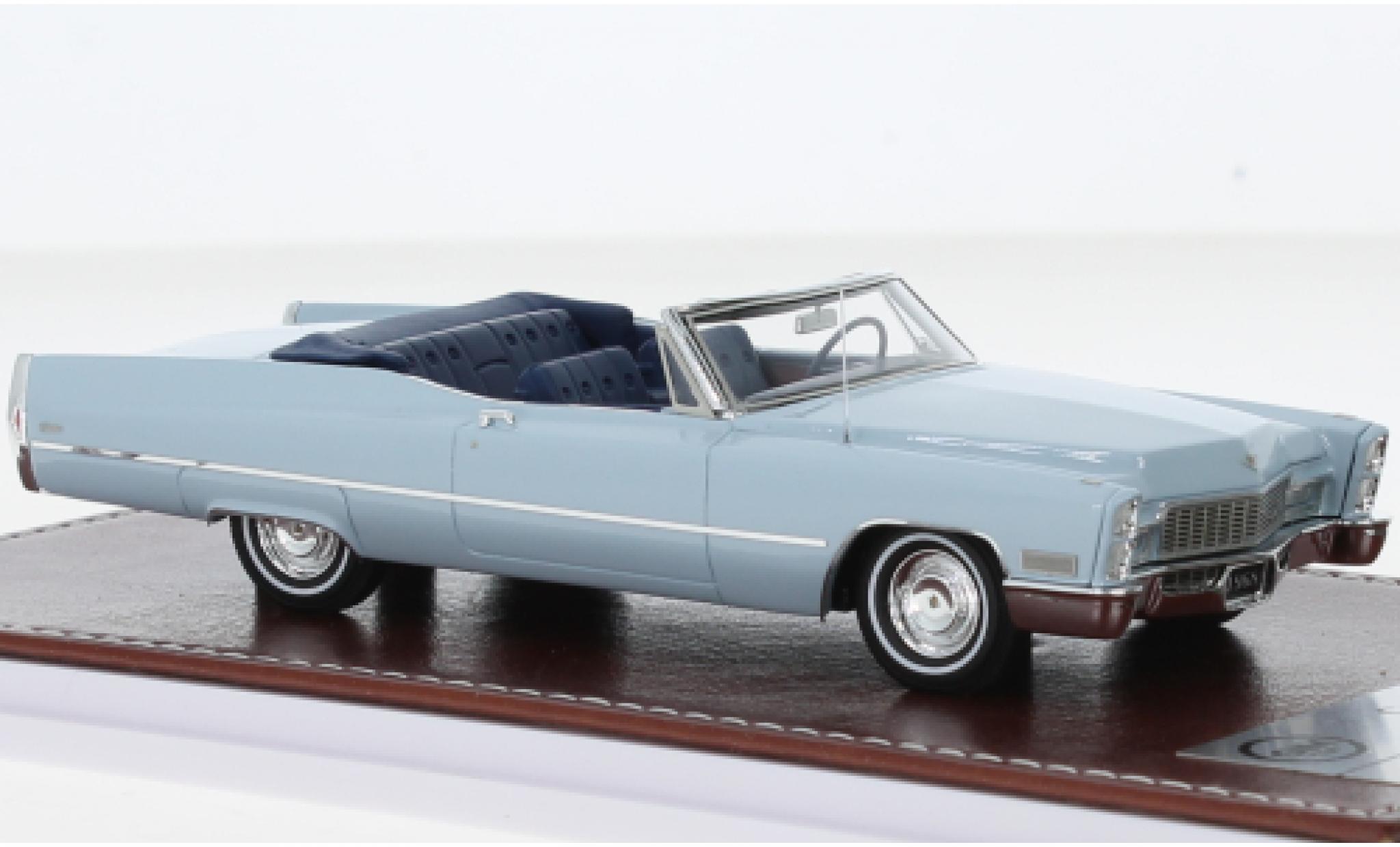 Cadillac Deville 1/43 GIM   Great Iconic Models DeVille Convertible blue 1968 diecast model cars