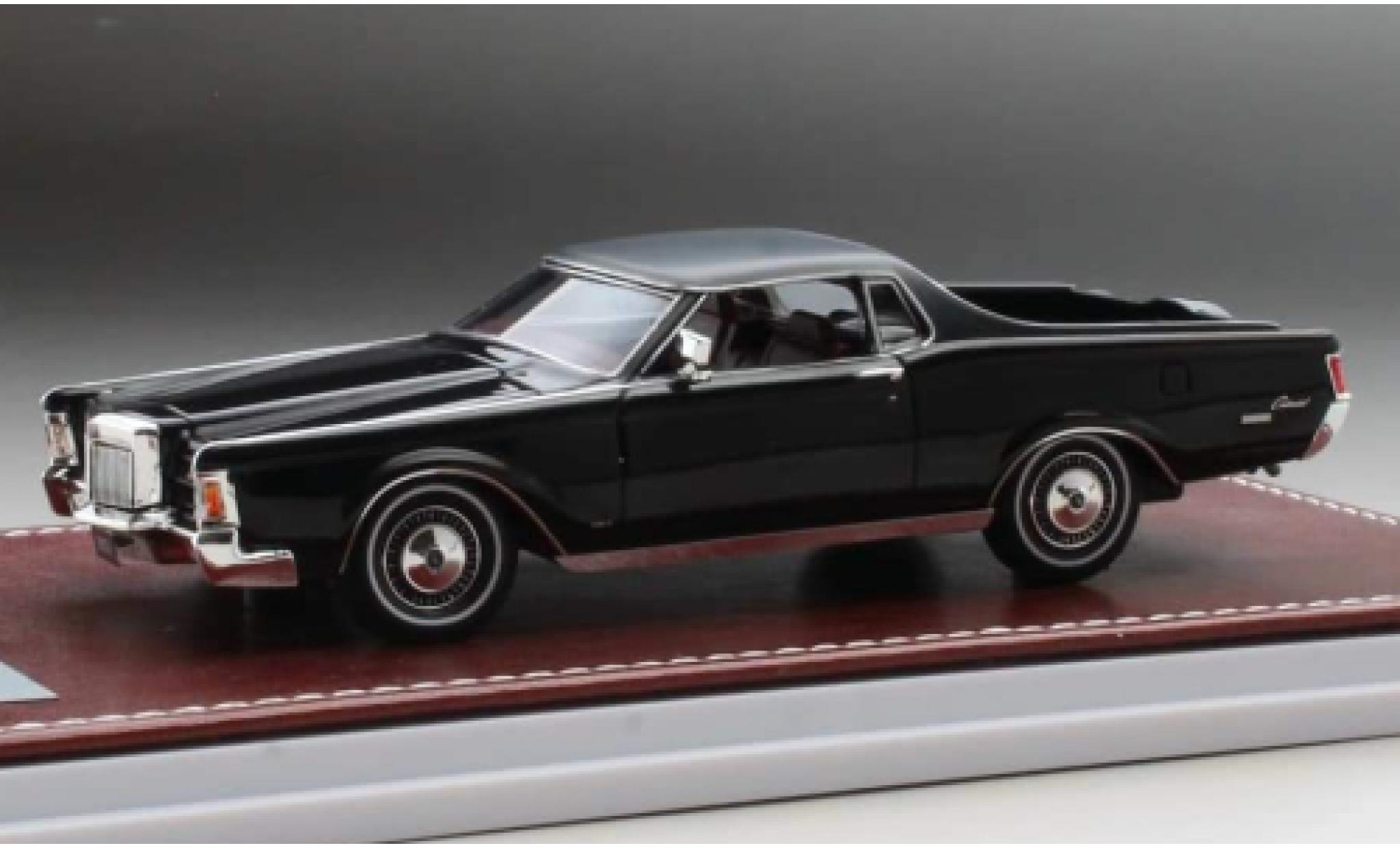 Lincoln Continental 1/43 GIM   Great Iconic Models Mark III Farm and Ranch Special black 1971 diecast model cars