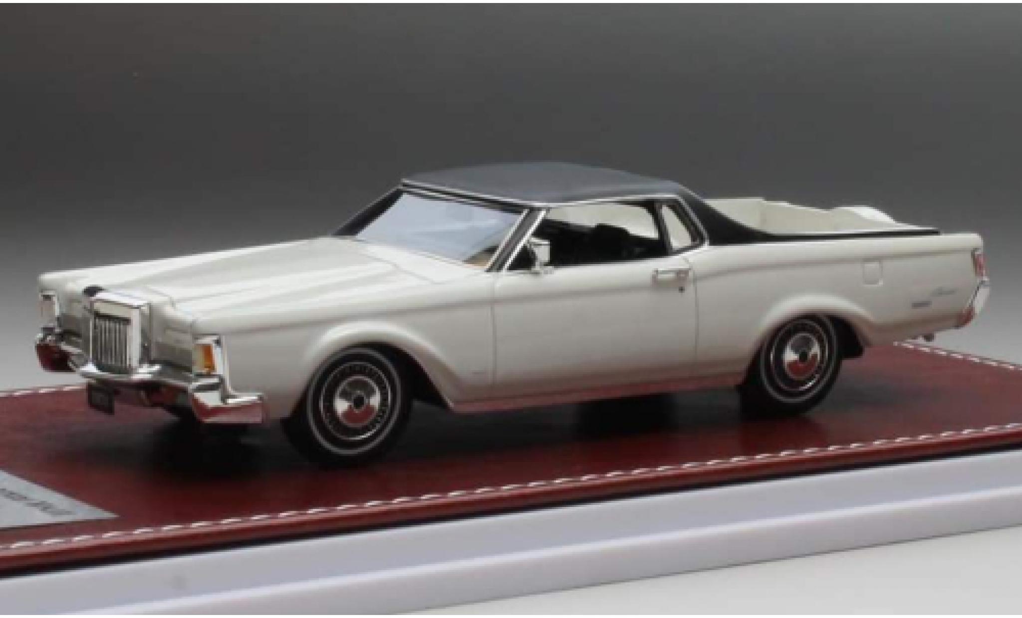 Lincoln Continental 1/43 GIM   Great Iconic Models Mark III Farm and Ranch Special white/black 1971 diecast model cars