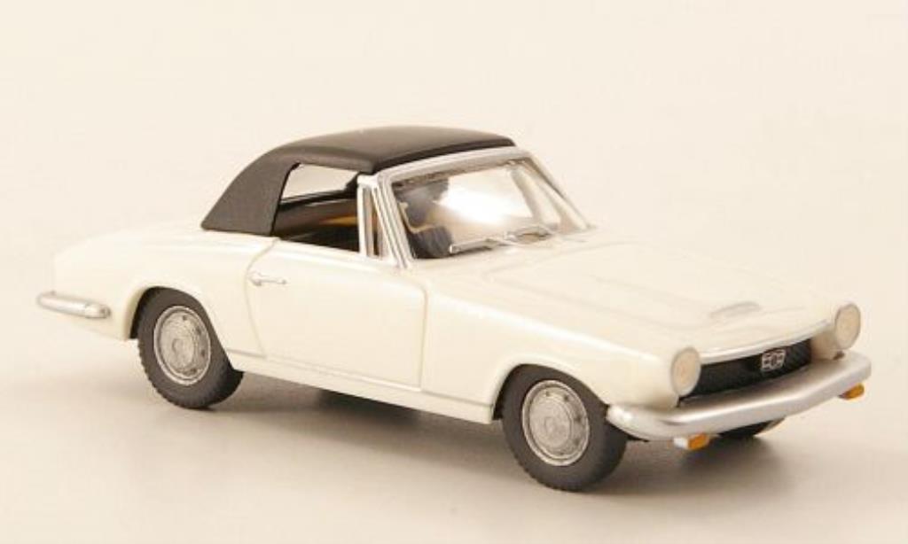 Glas 1700 1/87 Wiking GT Convertible white diecast model cars