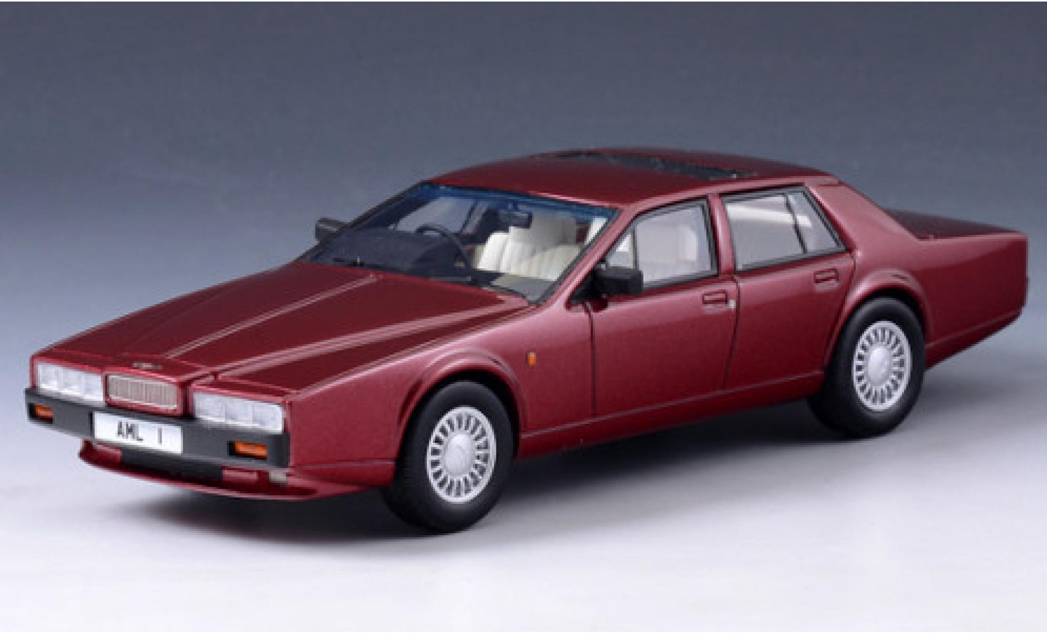 Aston Martin Lagonda 1/43 GLM Series IV metallic red RHD 1986 diecast model cars