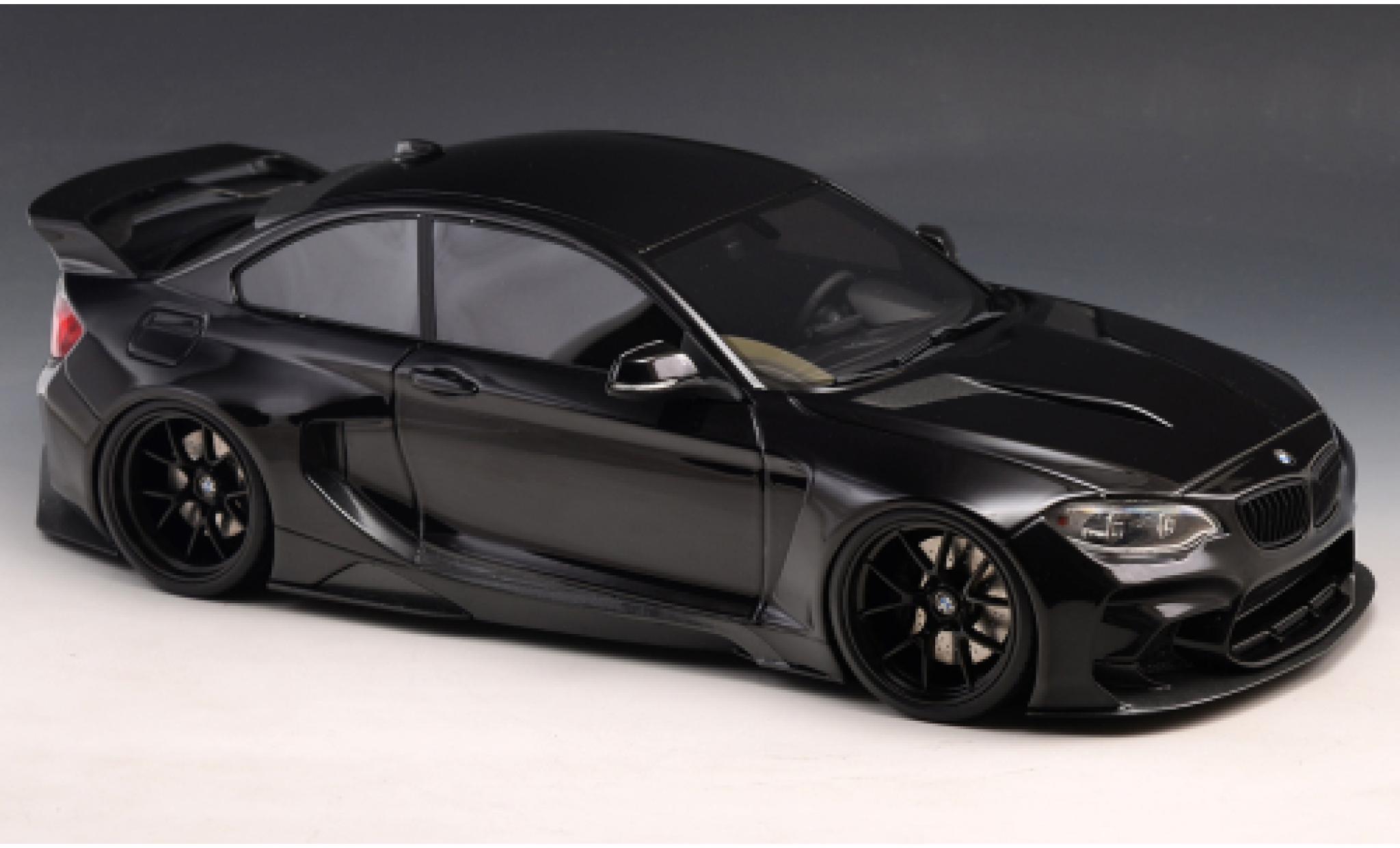 Bmw M235 1/18 GLM i (F22) DarwinPRO MTC Black Sails Widebody black 2015 diecast model cars