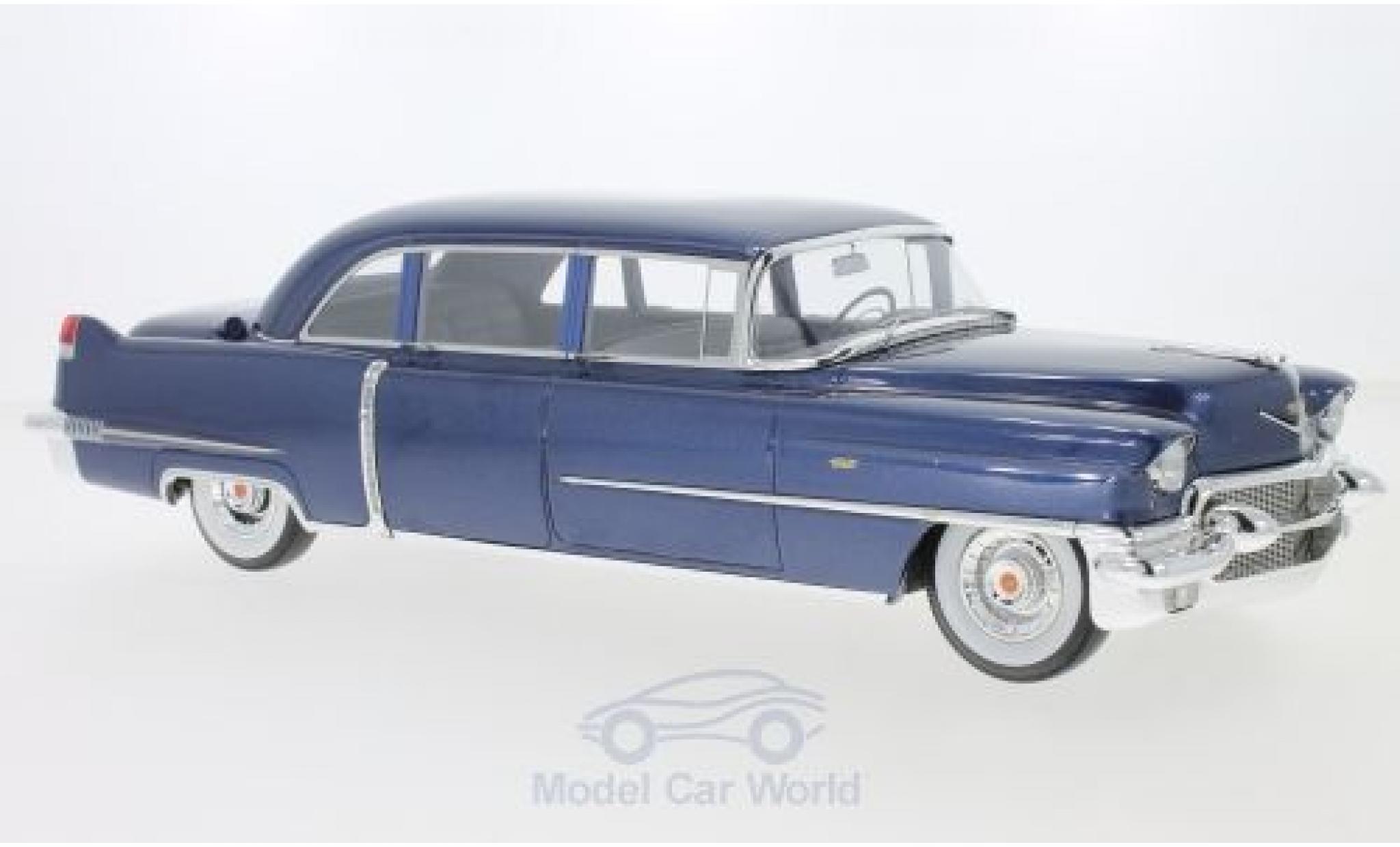 Cadillac Fleetwood 1/18 GLM Series 75 metallic blue 1956 diecast model cars