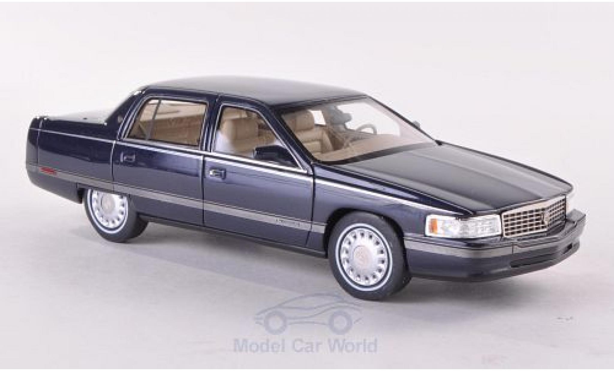 Cadillac Sedan 1/43 GLM DeVille metallic blue 1994 diecast model cars