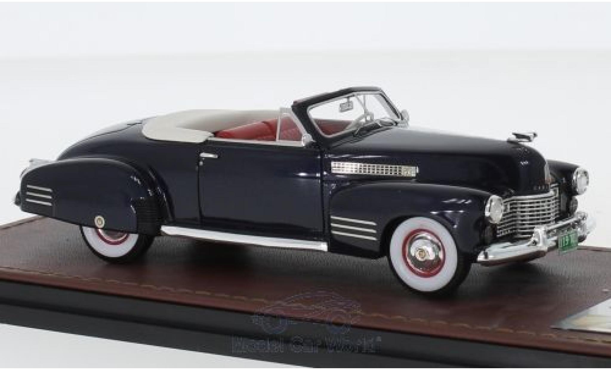 Cadillac Series 62 1/43 GLM Convertible Coupe metallic blue 1941 diecast model cars