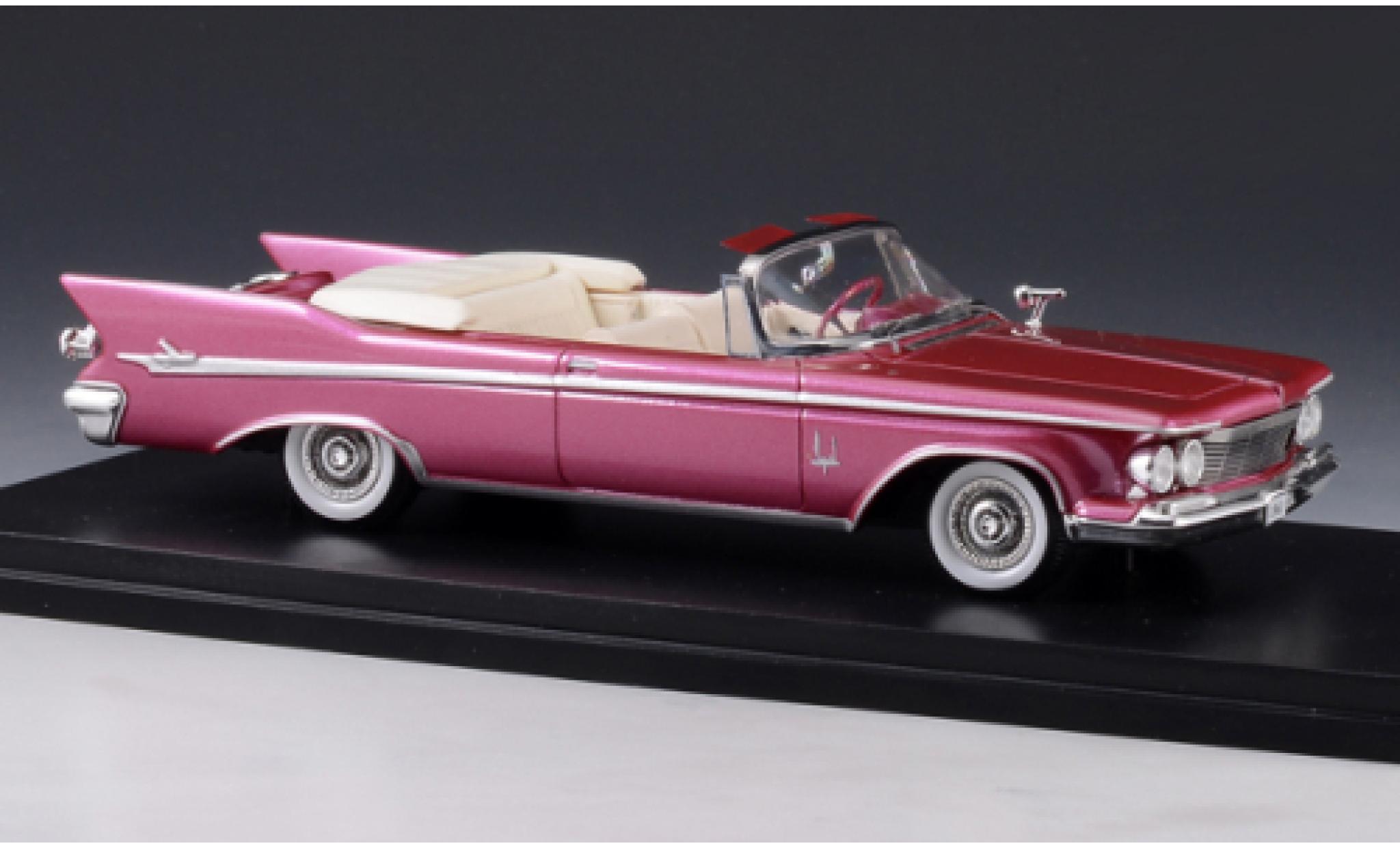 Chrysler Imperial 1/43 GLM Crown Convertible metallic red 1961 diecast model cars