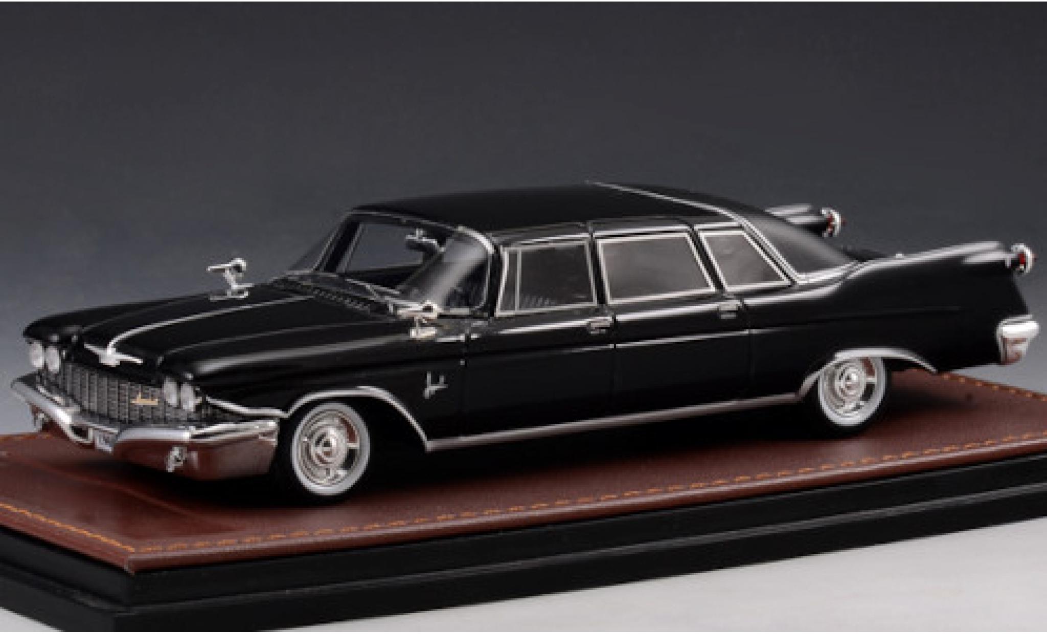 Chrysler Imperial 1/43 GLM Crown Ghia Limousine black/matt-black 1960 diecast model cars