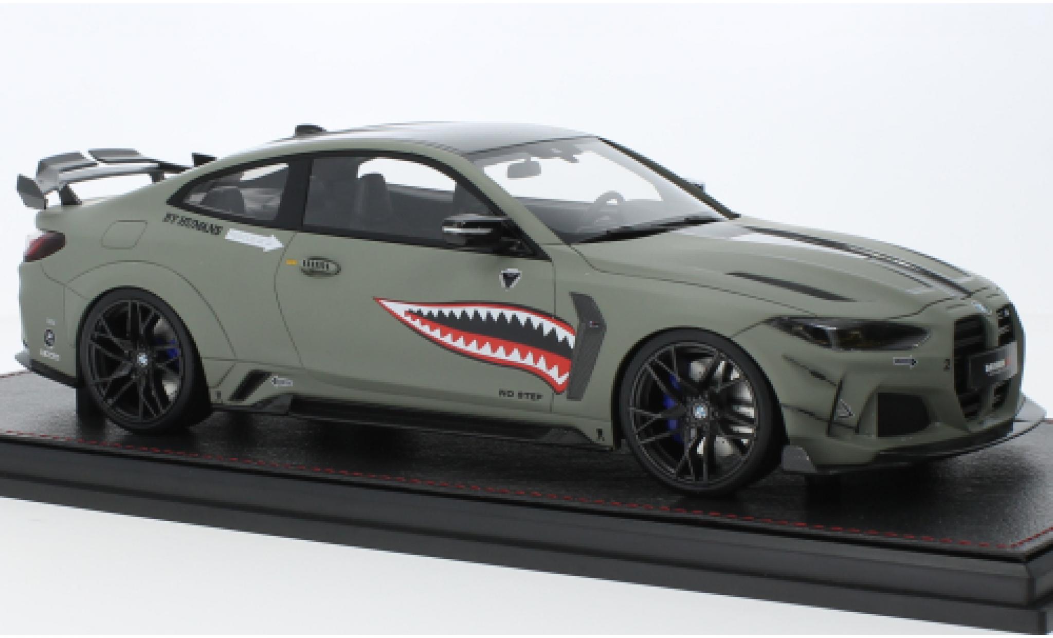 Bmw M4 1/18 GLM (G82) ByHumans Louisiana WBK grey clair 2022 diecast model cars