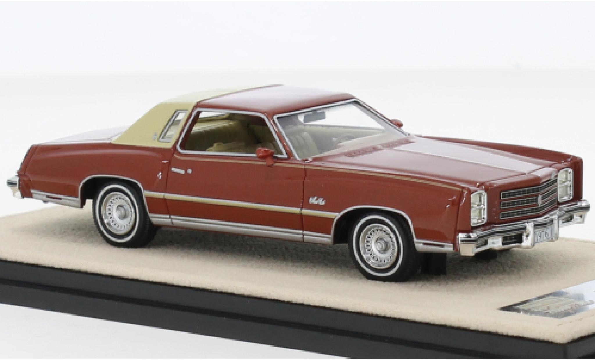 Chevrolet Monte Carlo 1/43 GLM metallise orange/matt-beige 1976 diecast model cars