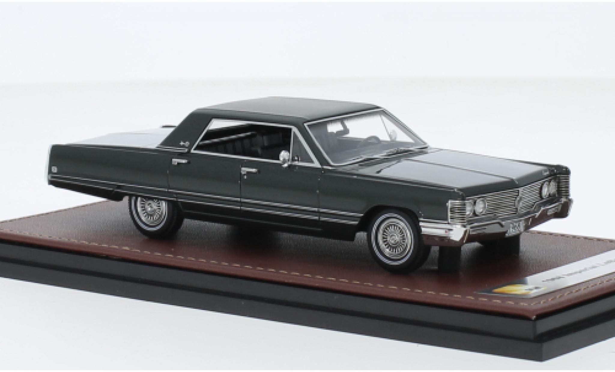 Chrysler Imperial 1/43 GLM LeBaron metallise green fonc&eacute; 1968 diecast model cars