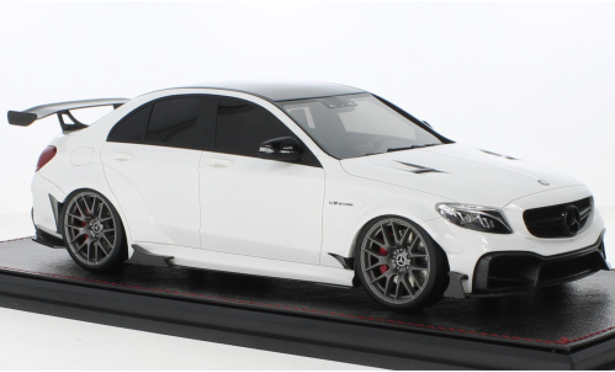 Mercedes Classe C 1/18 GLM AMG C 63S DarwinPRO Widebody white diecast model cars