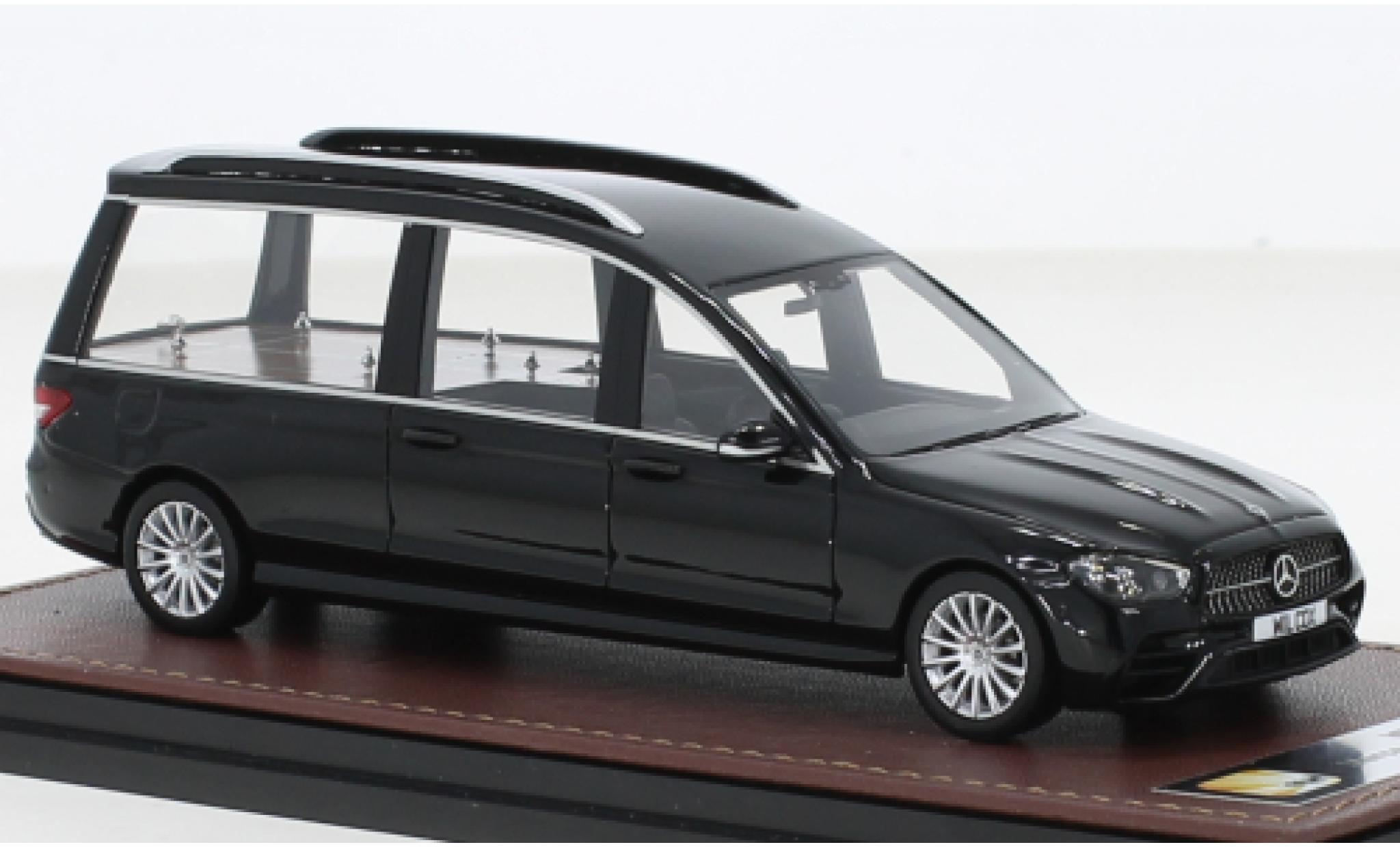 Mercedes CLA 1/43 GLM E- Class Wilcox Hearse black 2022 diecast model cars