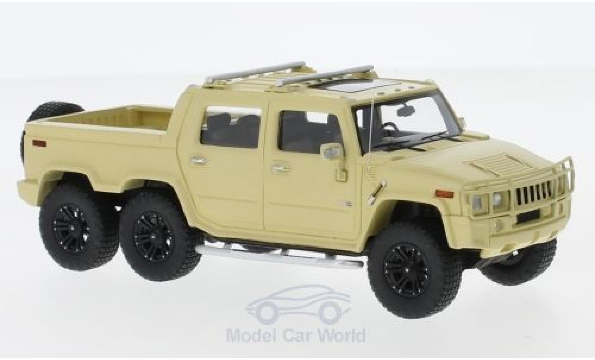 Hummer H2 1/43 GLM SUT 6 matt-beige 2012 diecast model cars