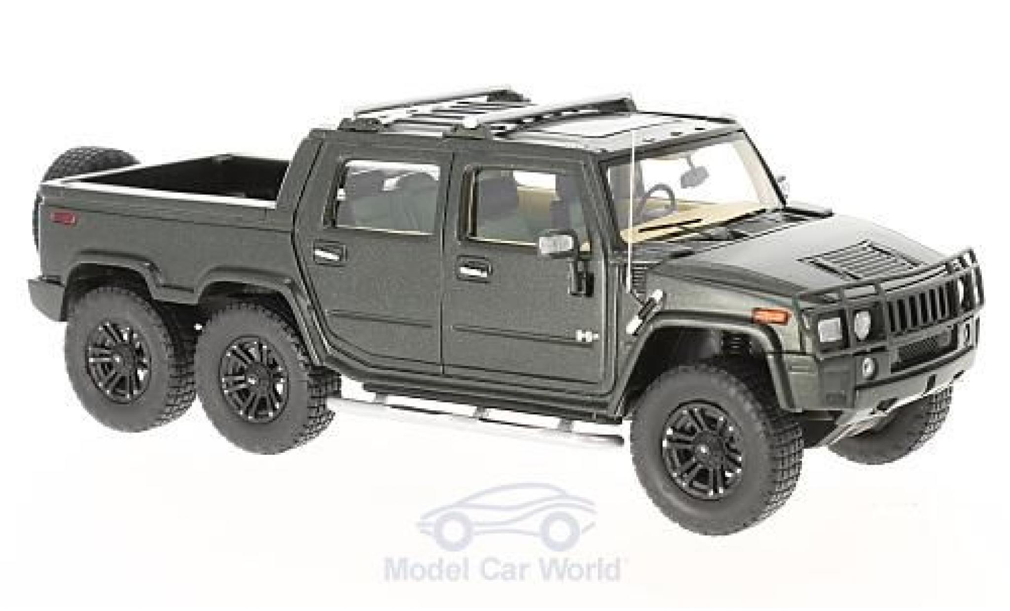 Hummer H2 1/43 GLM SUT 6 matt-green 2012 diecast model cars