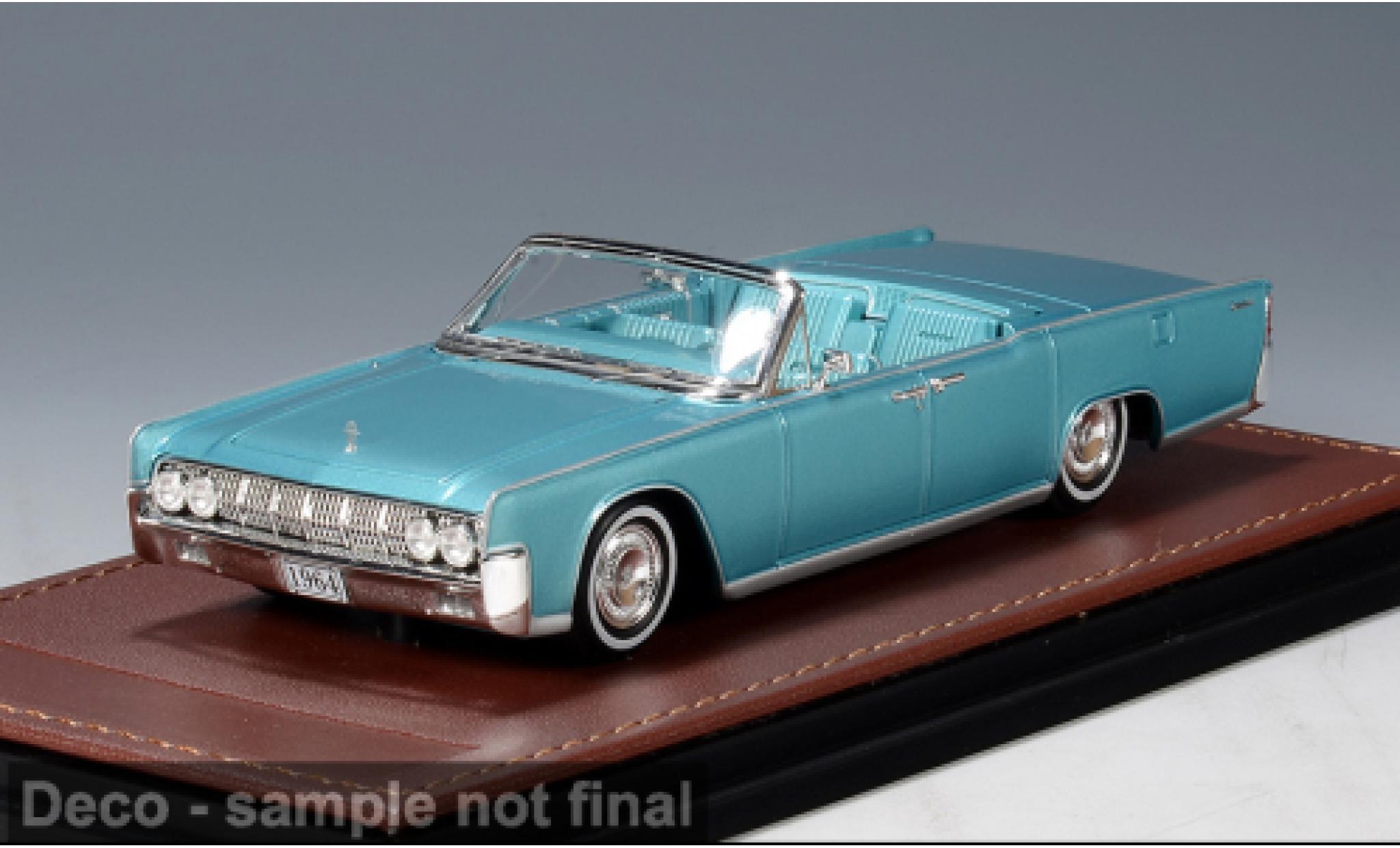 Lincoln Continental 1/43 GLM Convertible t&uuml;rkis 1964 1:43 diecast model cars
