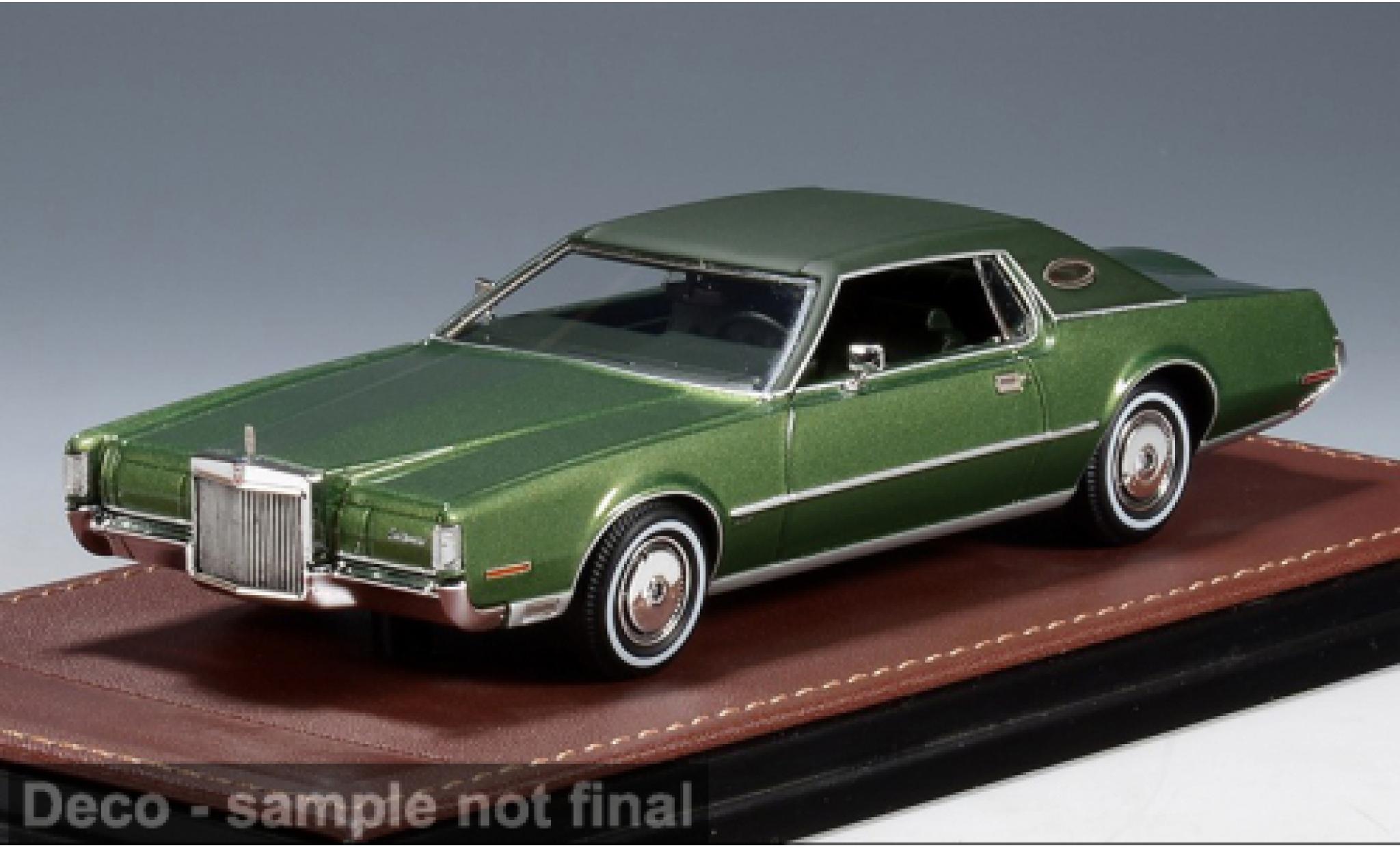 Lincoln Continental 1/43 GLM Mark IV green 1972 1:43 diecast model cars
