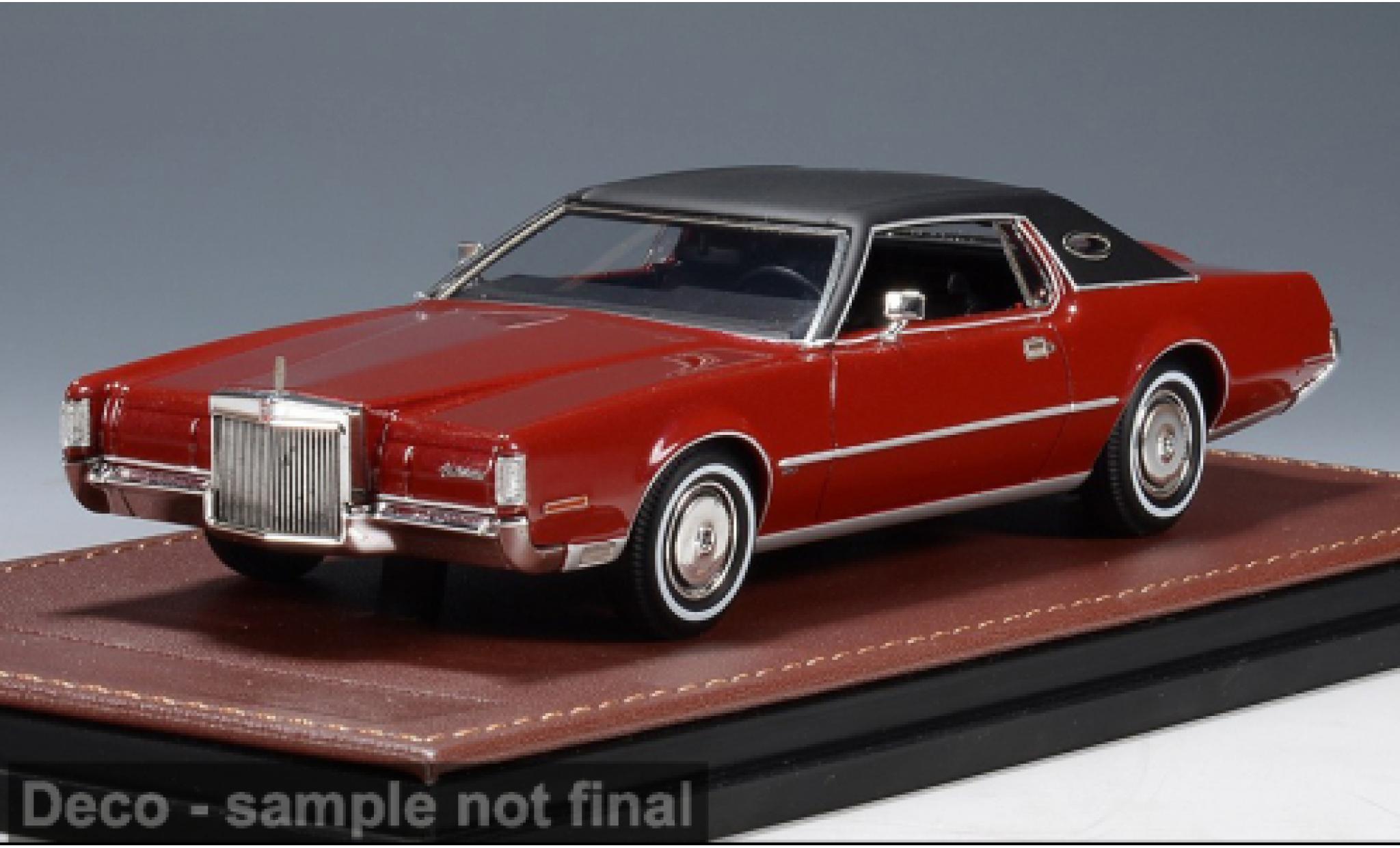 Lincoln Continental 1/43 GLM Mark IV red 1972 1:43 diecast model cars