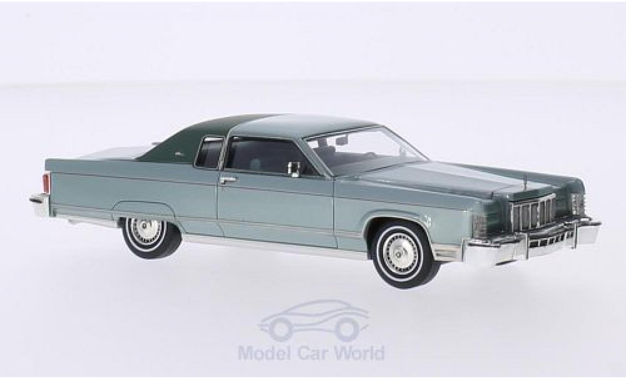 Lincoln Continental 1/43 GLM metallic green/matt-green diecast model cars