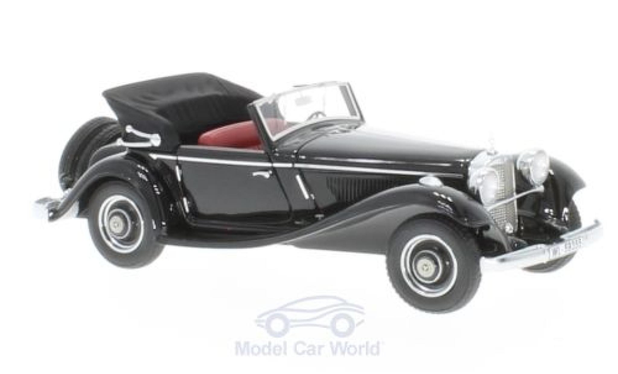 Mercedes 290 1/43 GLM A (W18) Convertible black 1936 offen diecast model cars