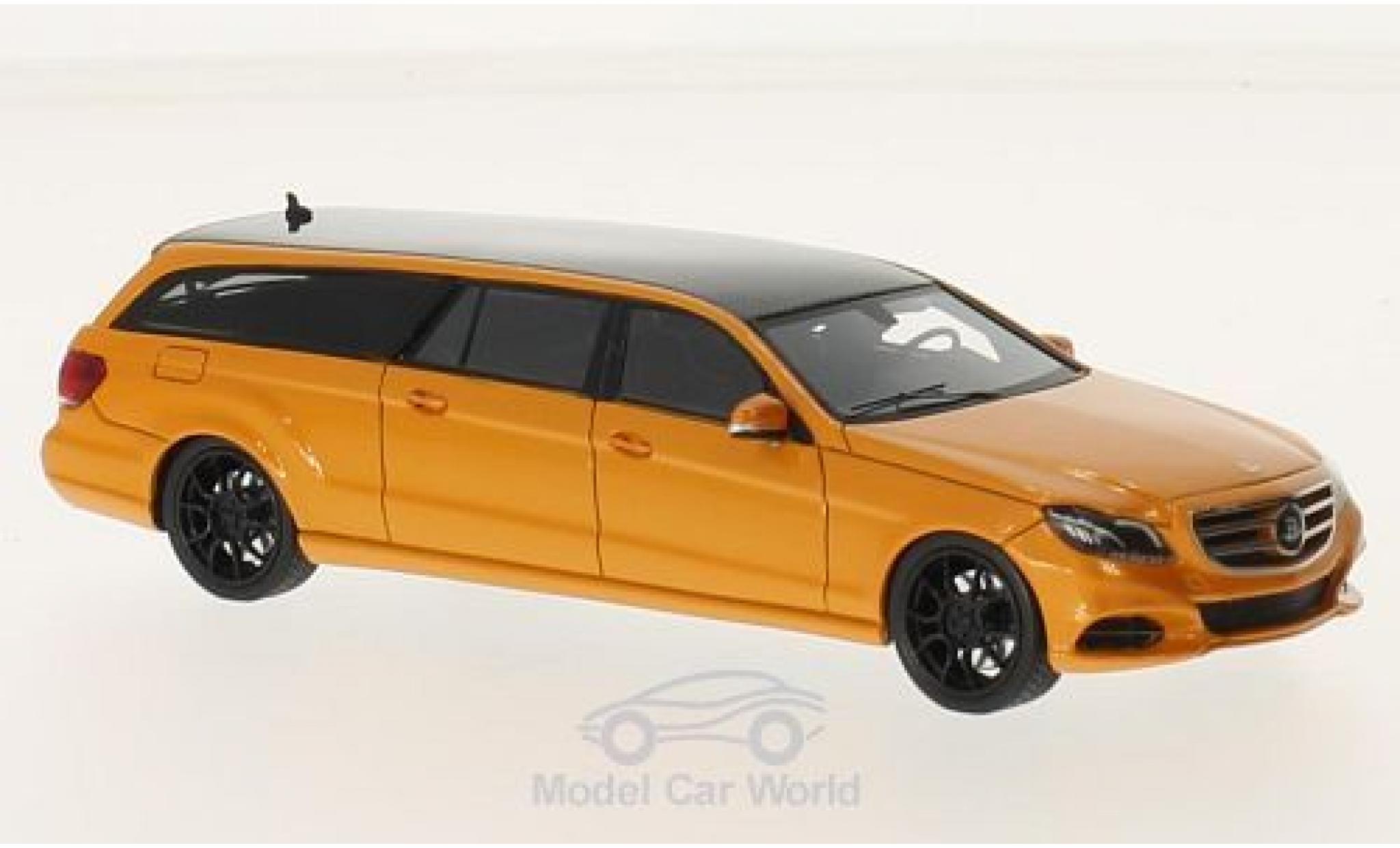Mercedes Classe E 1/43 GLM (S212) Binz Estate Limousine metallic orange/black 2015 diecast model cars